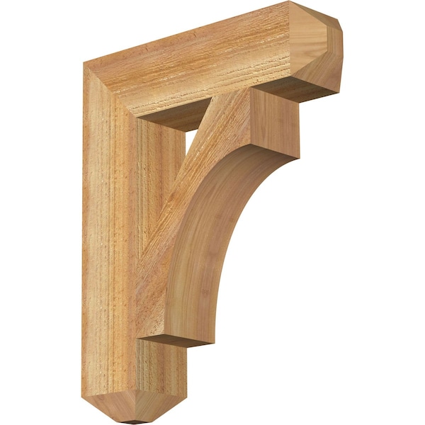 Ekena Millwork Westlake Craftsman Rough Sawn Bracket, Western Red Cedar, 4"W x 16"D x 20"H BKT04X16X20WTL04RWR - main